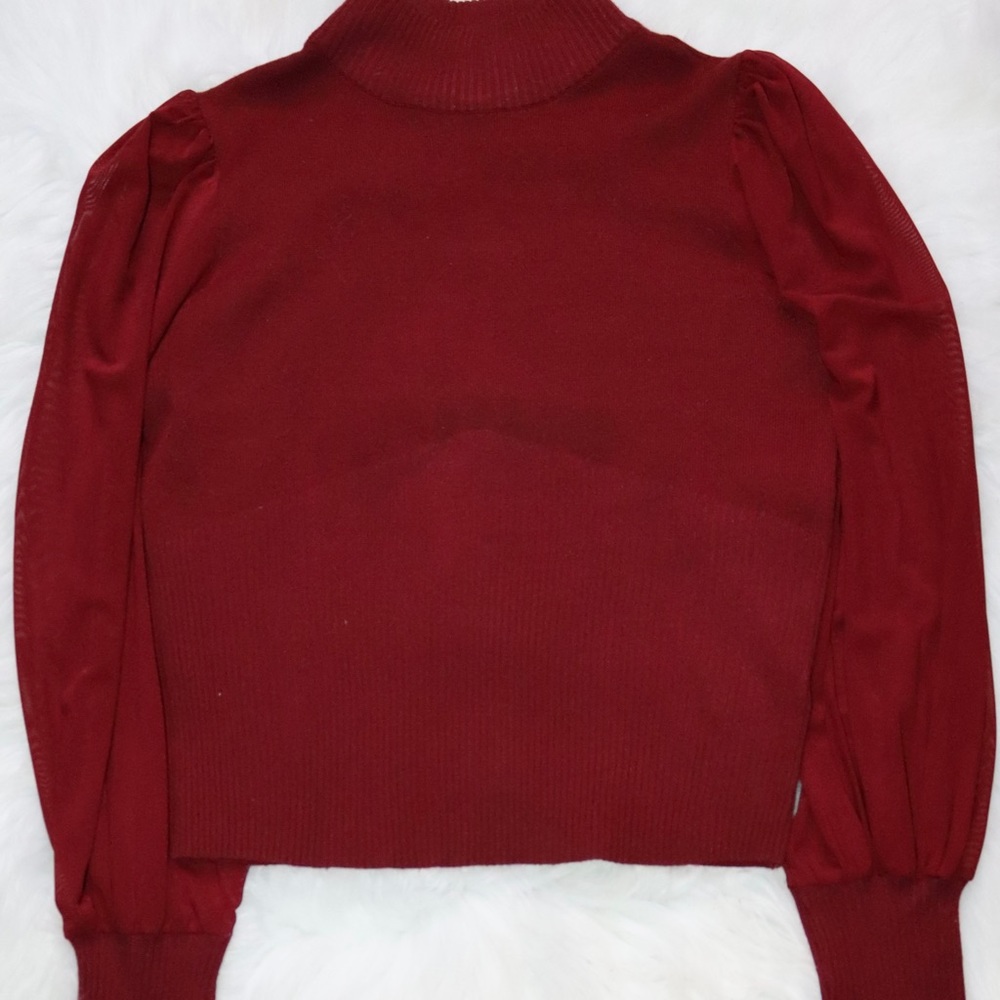 Mesh ‘Crop Top’ Sweater